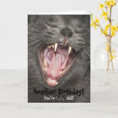 Nog een verjaardag? Hoe oud ben je? v2 Kaart (Gele Bloem)