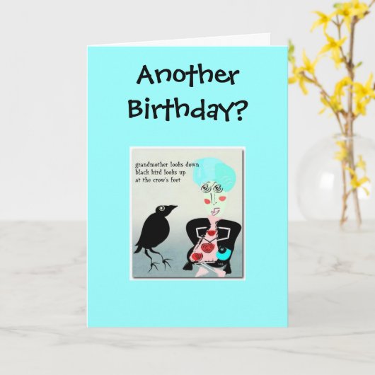 Nog een verjaardag? kaart (Gele Bloem)