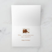 Nog een verjaardag We moeten stoppen met deze Dog  Kaart (Binnen)