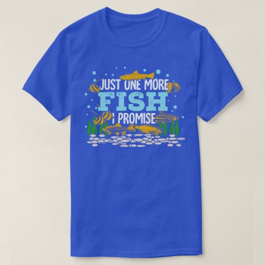 Nog één vis die ik beloof t-shirt (Design voorkant)