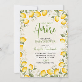 Nog één voor Amore, Italiaanse baby shower Kaart