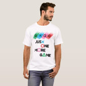 Nog één wedstrijd wit t-shirt (Voorkant volledig)