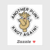 Nog een woordspeling? Knot opnieuw grappig woordsp Sticker (Vel)