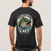 Nog één worp Bassvissen T-shirt (Achterkant)