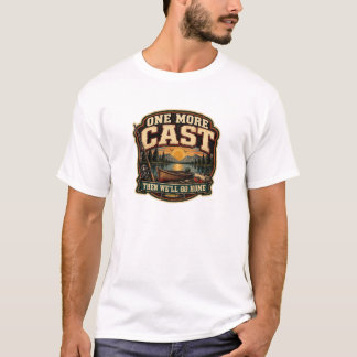 Nog één worp Vintage vissen T-shirt