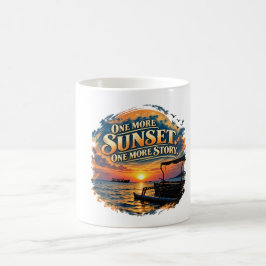 Nog één zonsondergang, nog één verhaal Vintage Oce Koffiemok