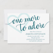 Nog eentje om te adoreren | Aqua Blauwgroen Hart B Kaart (Voorkant)