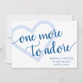 Nog eentje om te adoreren | Classic Blue Heart Zwa Aankondiging (Voorkant)