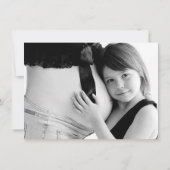 Nog eentje om te adoreren | Eenvoudig zwart Baby s Kaart (Achterkant)