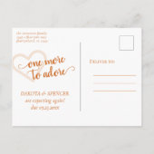 Nog eentje om te adoreren | Herfst Sinaasappel Zwa Aankondigingskaart (Achterkant)