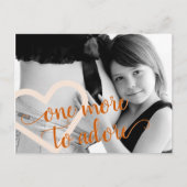 Nog eentje om te adoreren | Herfst Sinaasappel Zwa Aankondigingskaart (Voorkant)