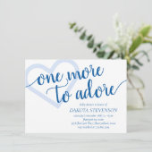 Nog eentje om te adoreren | Klassieke blauwe nieuw Kaart (Staand voorkant)