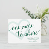 Nog eentje om te bewonderen | Hunter Green Heart N Aankondiging (Staand voorkant)