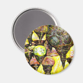 Nog groter idee van kleur magneet (Voorkant / Achterkant)