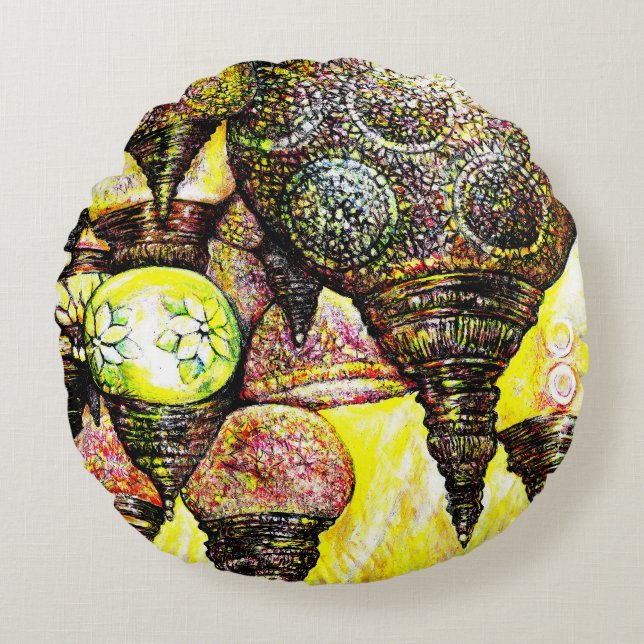 Nog groter idee van kleur rond kussen (Voorkant)
