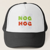 Nog Hog Holiday Tshirts en Gifts Trucker Pet (Voorkant)