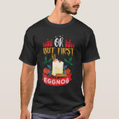 Nog Hog - Nationale Eggnog Dag - Eierkerst T-shirt (Voorkant)