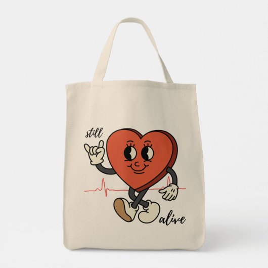 nog in leven tote bag (Achterkant)