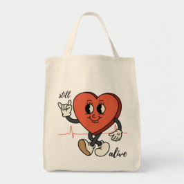 nog in leven tote bag