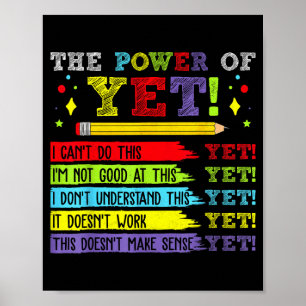 Nog Inspirerende Motiverende Zeg Groth Mentaliteit Poster