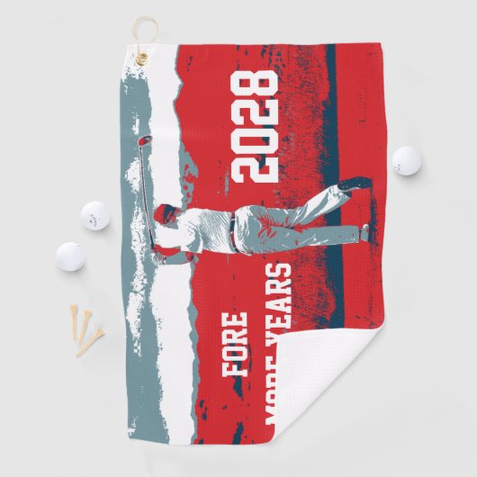 Nog jaren Donald Trump 2024 Golfhanddoek (Insitu)