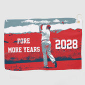 Nog jaren Donald Trump 2024 Golfhanddoek (Horizontaal)