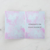 Nog lang en gelukkig, echtscheidingskaart. kaart (Binnen)