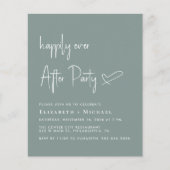 Nog lang en gelukkig na de bruiloft na de uitnodig (Voorkant)