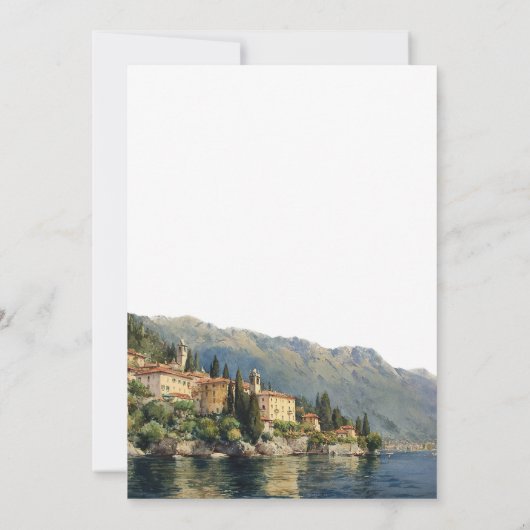 Nog lang en gelukkig na de bruiloft van het Comome Kaart (Achterkant)