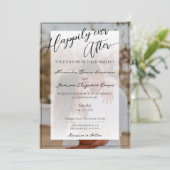 Nog lang en gelukkig na de fotobruiloft | witte ov kaart (Staand voorkant)