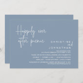 Nog lang en gelukkig na de picknick, de bruiloft kaart (Voorkant / Achterkant)