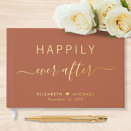 Nog lang en gelukkig na de terracotta bruiloft gastenboek