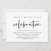 Nog lang en gelukkig na de viering, het huwelijksd kaart (Voorkant)