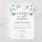 Nog lang en gelukkig na een feestje Eucalyptus Gre Kaart (Voorkant)