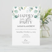 Nog lang en gelukkig na een feestje Eucalyptus Gre Kaart (Staand voorkant)