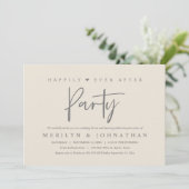 Nog lang en gelukkig na een minimalistische bruilo kaart (Staand voorkant)