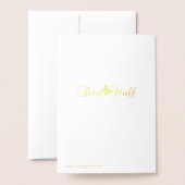 Nog lang en gelukkig na gouden/zilveren huwelijksf folie kaarten (Met envelop)