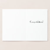 Nog lang en gelukkig na gouden/zilveren huwelijksf folie kaarten (Binnen)