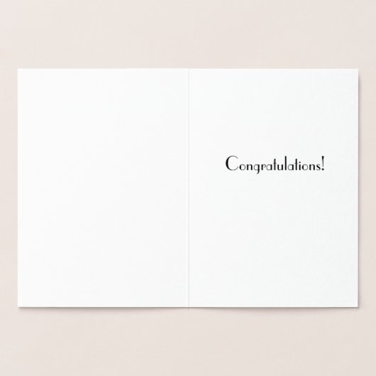 Nog lang en gelukkig na gouden/zilveren huwelijksf folie kaarten (Binnen)