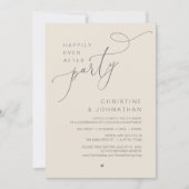 Nog lang en gelukkig na het bruiloftsdiner kaart (Voorkant)