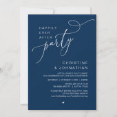 Nog lang en gelukkig na het bruiloftsdiner kaart (Voorkant)