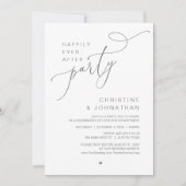 Nog lang en gelukkig na het bruiloftsdiner kaart (Voorkant)