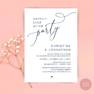 Nog lang en gelukkig na het bruiloftsdiner kaart