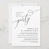 Nog lang en gelukkig na het diner en het dansen kaart (Voorkant)