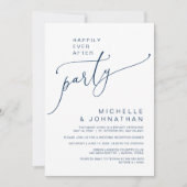 Nog lang en gelukkig na het diner en het dansen kaart (Voorkant)