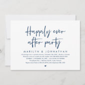 Nog lang en gelukkig na het feest, de huwelijksrec kaart (Voorkant)