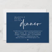 Nog lang en gelukkig na het huwelijksdiner kaart (Voorkant)