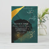 Nog lang en gelukkig na het huwelijksfeest kaart (Staand voorkant)