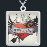 Nog lang en gelukkig na Kettingen Gothic Grunge<br><div class="desc">De Kettingen van de Weddenschap van het huwelijk van het huwelijk - om achtergrondkleur te veranderen - klik aanpassen - geef uit - kies laatste hulpmiddel in daling onderaan menu en kies van één van de getoonde kleuren of ga uw rgb hexcode voor uw kleur van de douanebruiloft in -...</div>