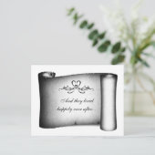 Nog lang en gelukkig (ze) briefkaart (Staand voorkant)